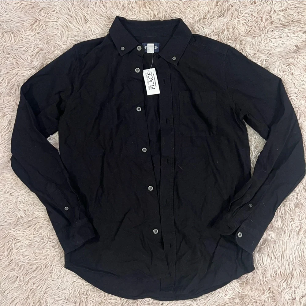 The Children’s Place Black Button Down